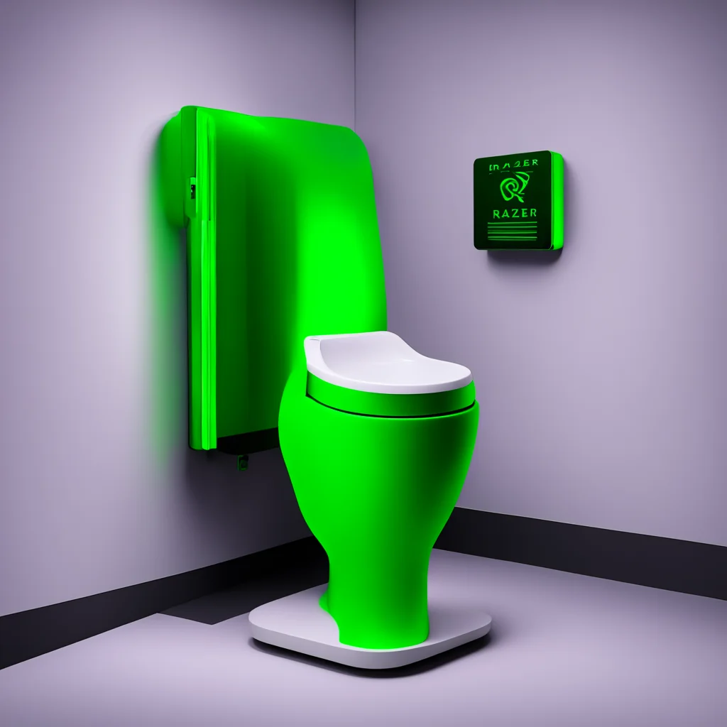 razer gaming toilet gamer toilet rgb gaming toilet advertisement 8k octane