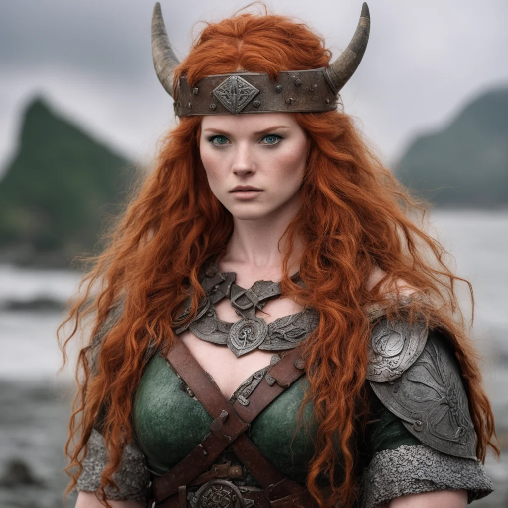 redheadh irish viking warior girl