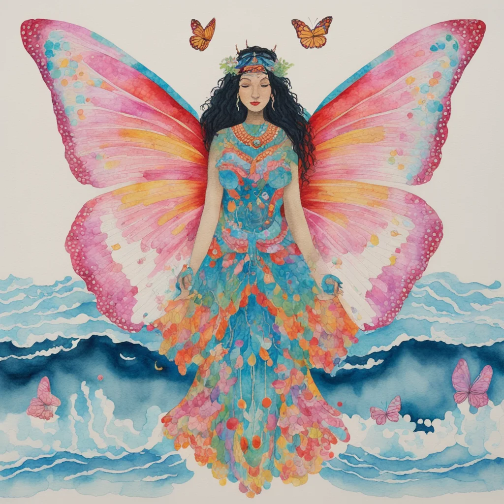 repeating dress waves8 butterfly6 legume6 indian goddess5 as Potawatomi beading6 Lake Michigan natives5 watercolor gouache painting matte3 pixel