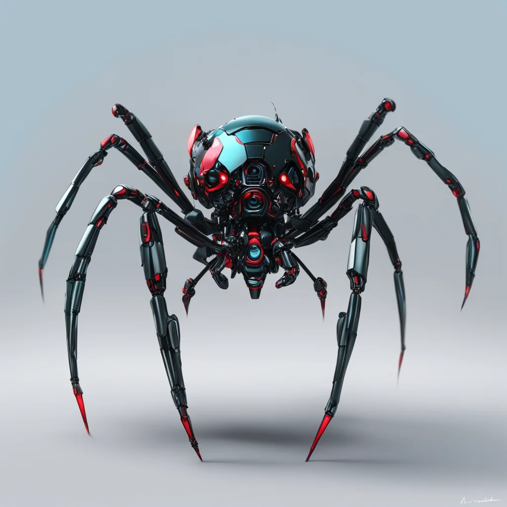 robot spider digital art trending on artistation