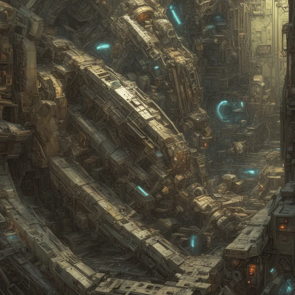 science fiction texture intricate by craig mullins and jeff simpson