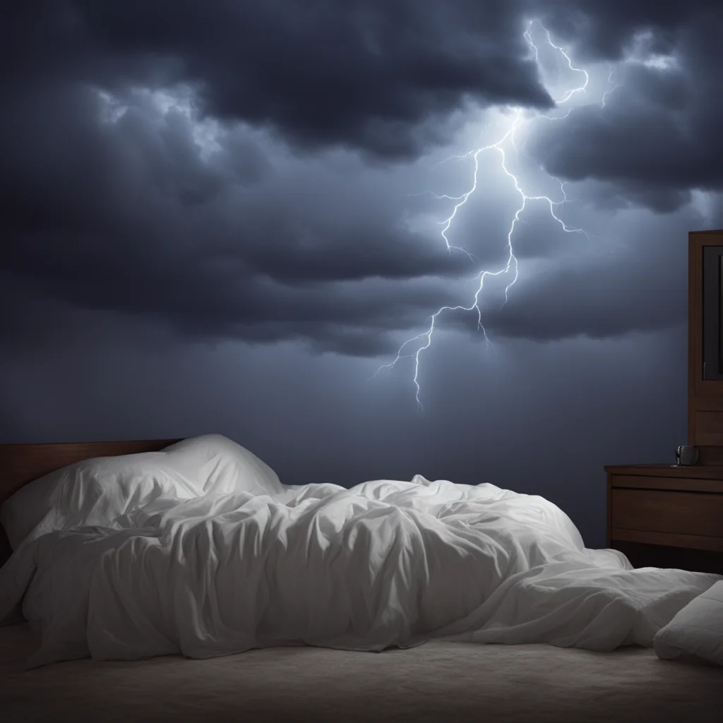 sometime when I sleep I dream about eternity thunderstorm mom and dad terrified tv light drug induced
