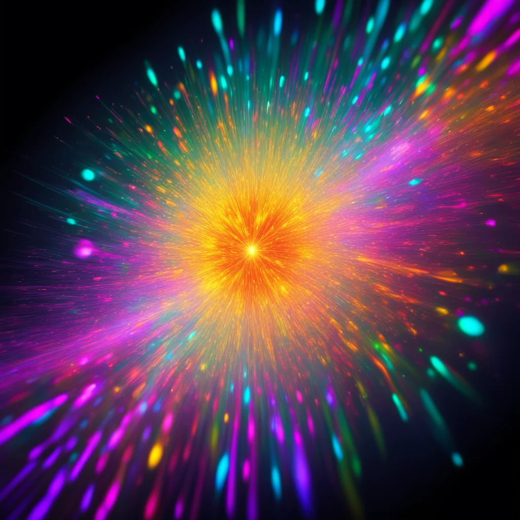 sonice frequencies wispy tiny particle waves refracting light vibrant epic psychedelic unreal engine render ar 169