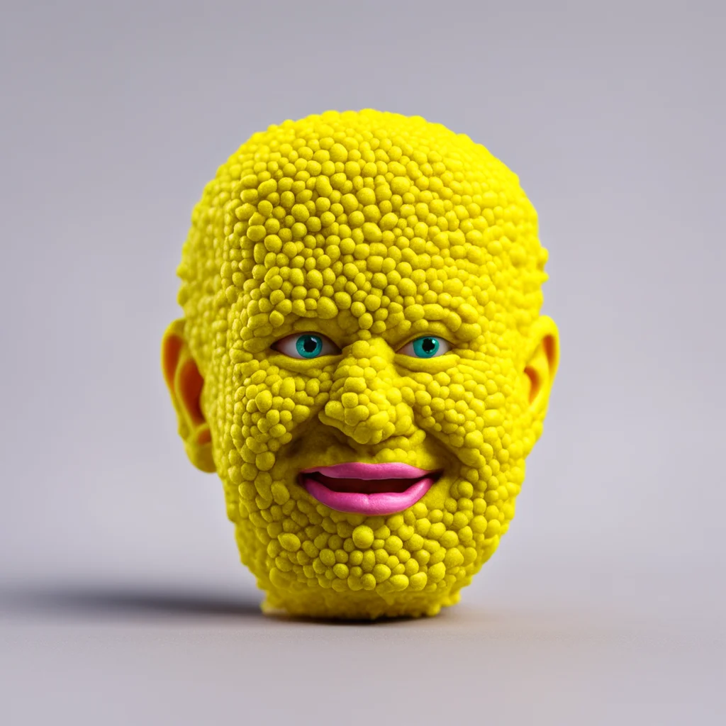 sour patch kids candy in the shape ofnhoe Biden head photorealistic