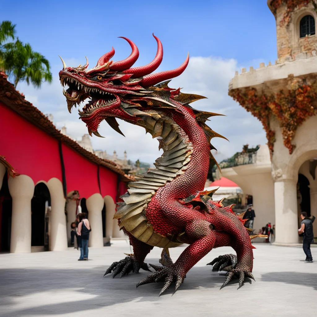 spanish pavilion dragon