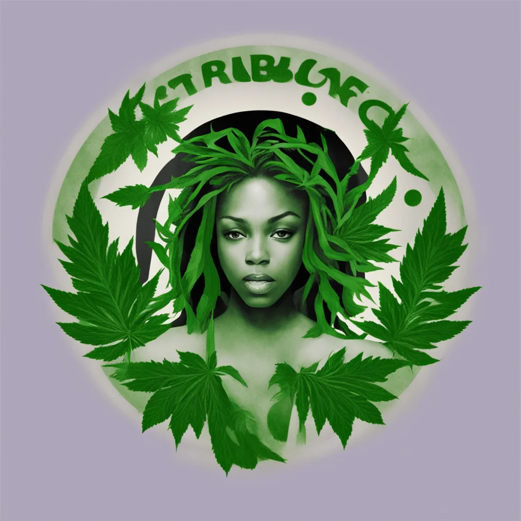 starbucks logo marijuana plant black woman leafy