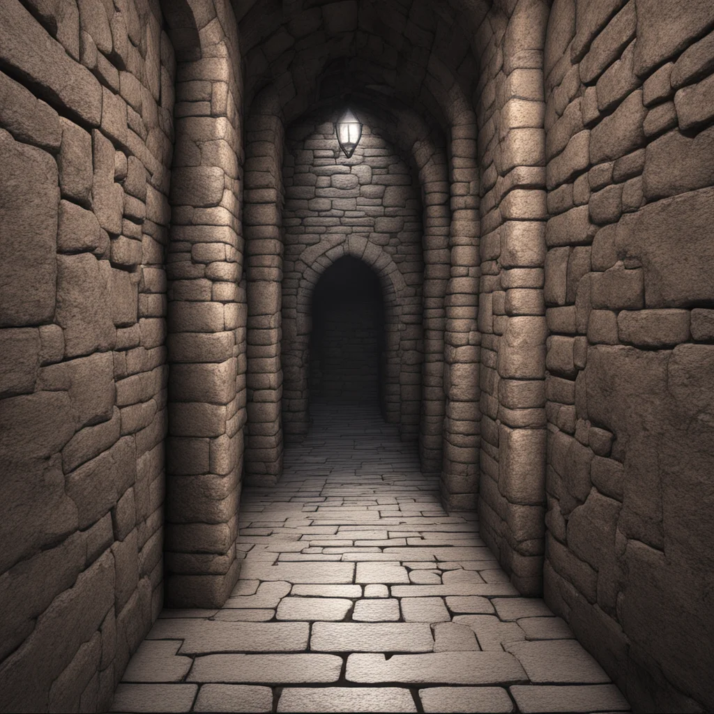 stone brick hallway medieval torch dim ultra detailed fantasy dnd pathfinder ar 32