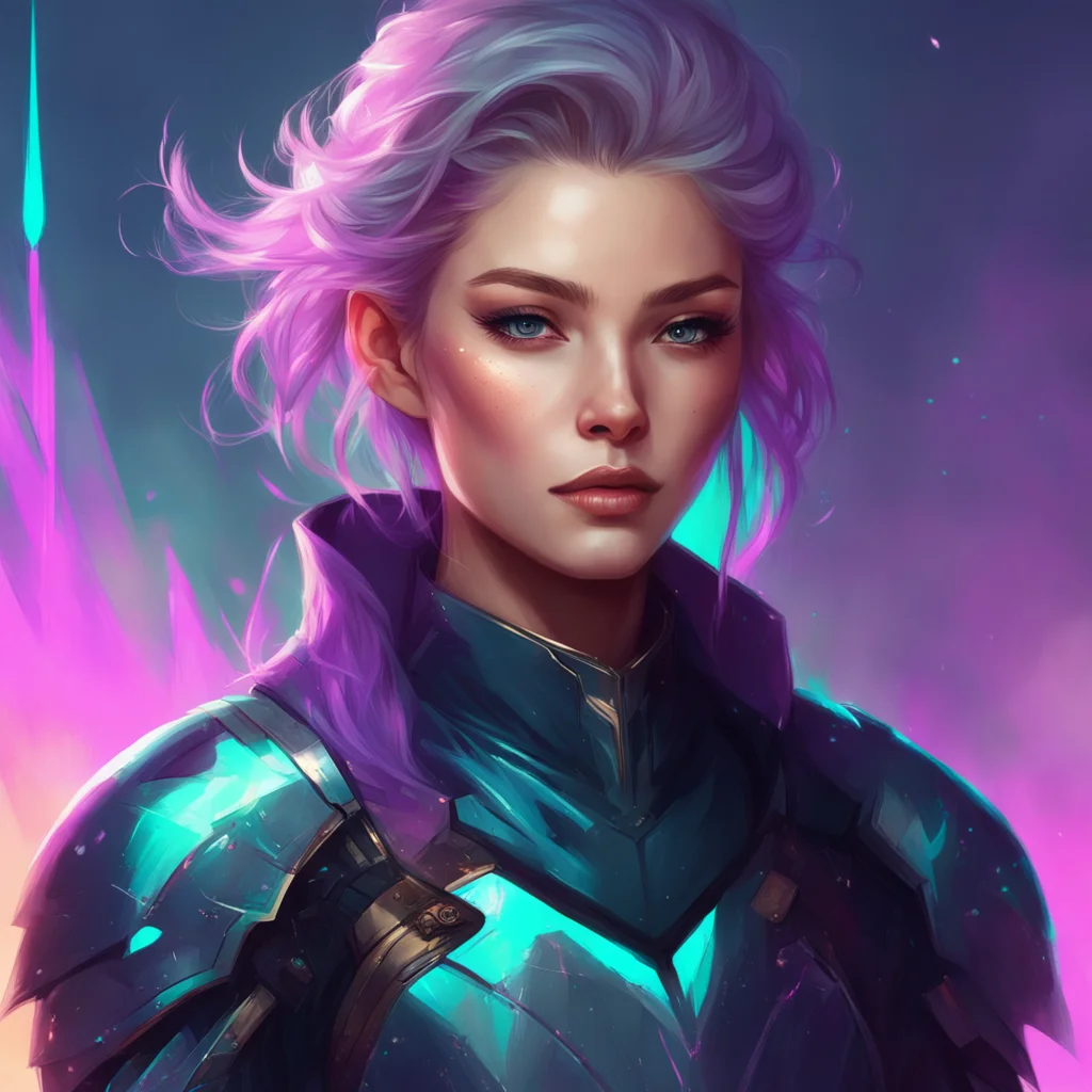 stunning portrait illustration beautiful androgynous wizard knight by Ross Tran By Charlie Bowater illustration highly d