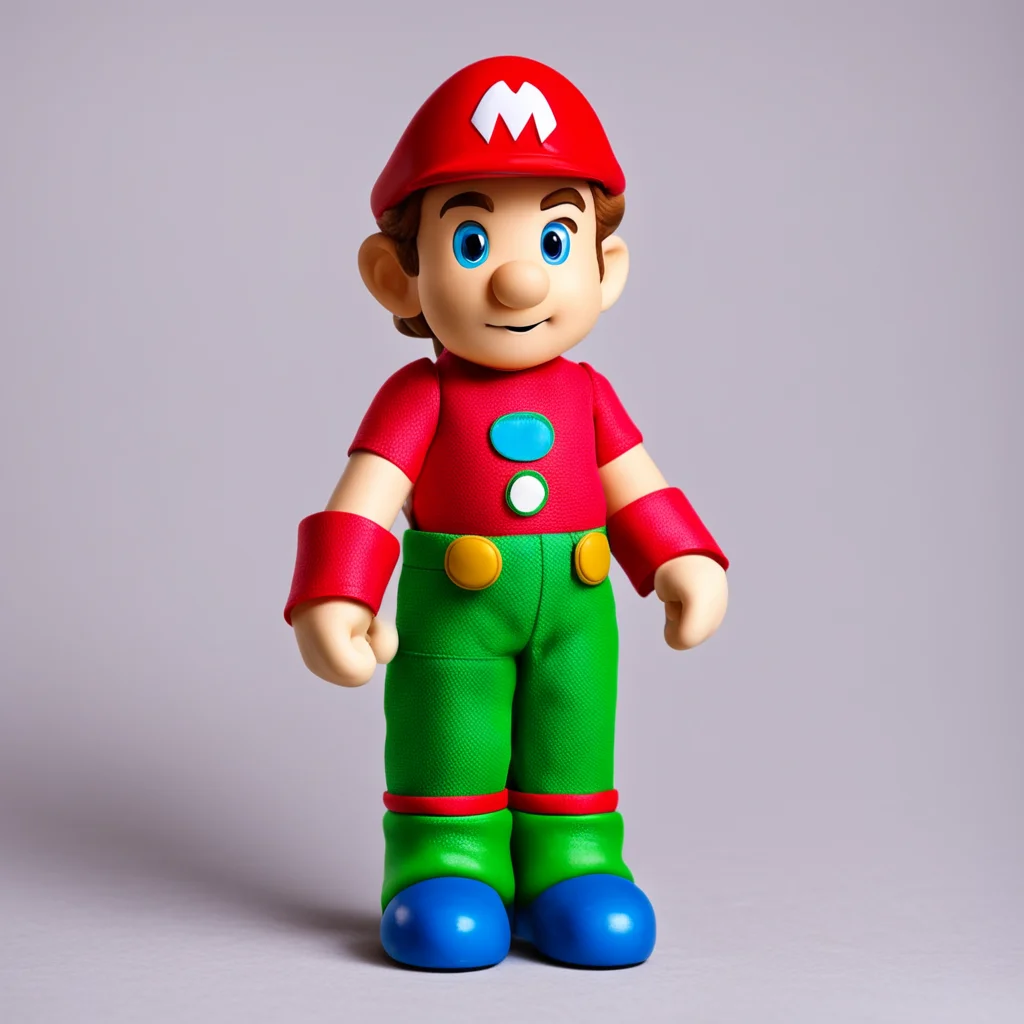 super Mario Bros porcelain doll