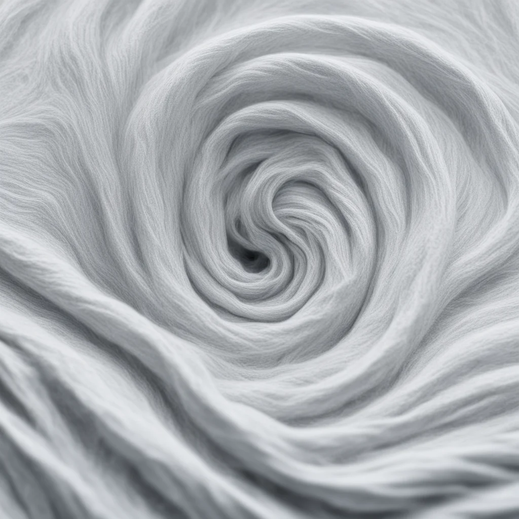 swirl water made of cloth fibers cotton high detail disarming details of textures realistic