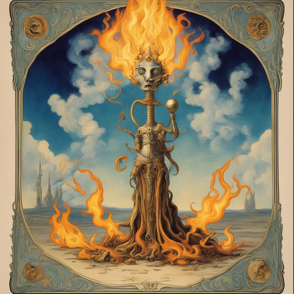 tarot card by dali electronic vape pen spits flames flames everywhere