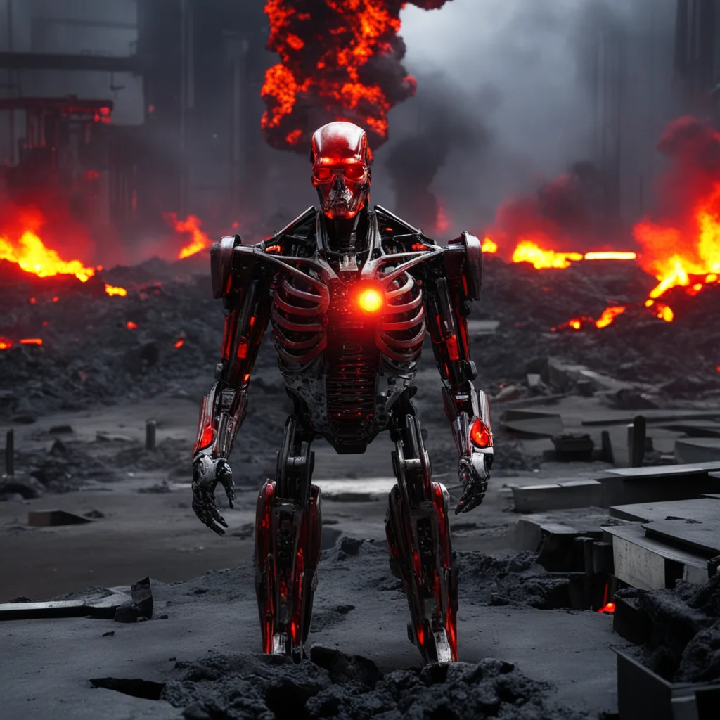 terminator in a lava factory seed 5 test