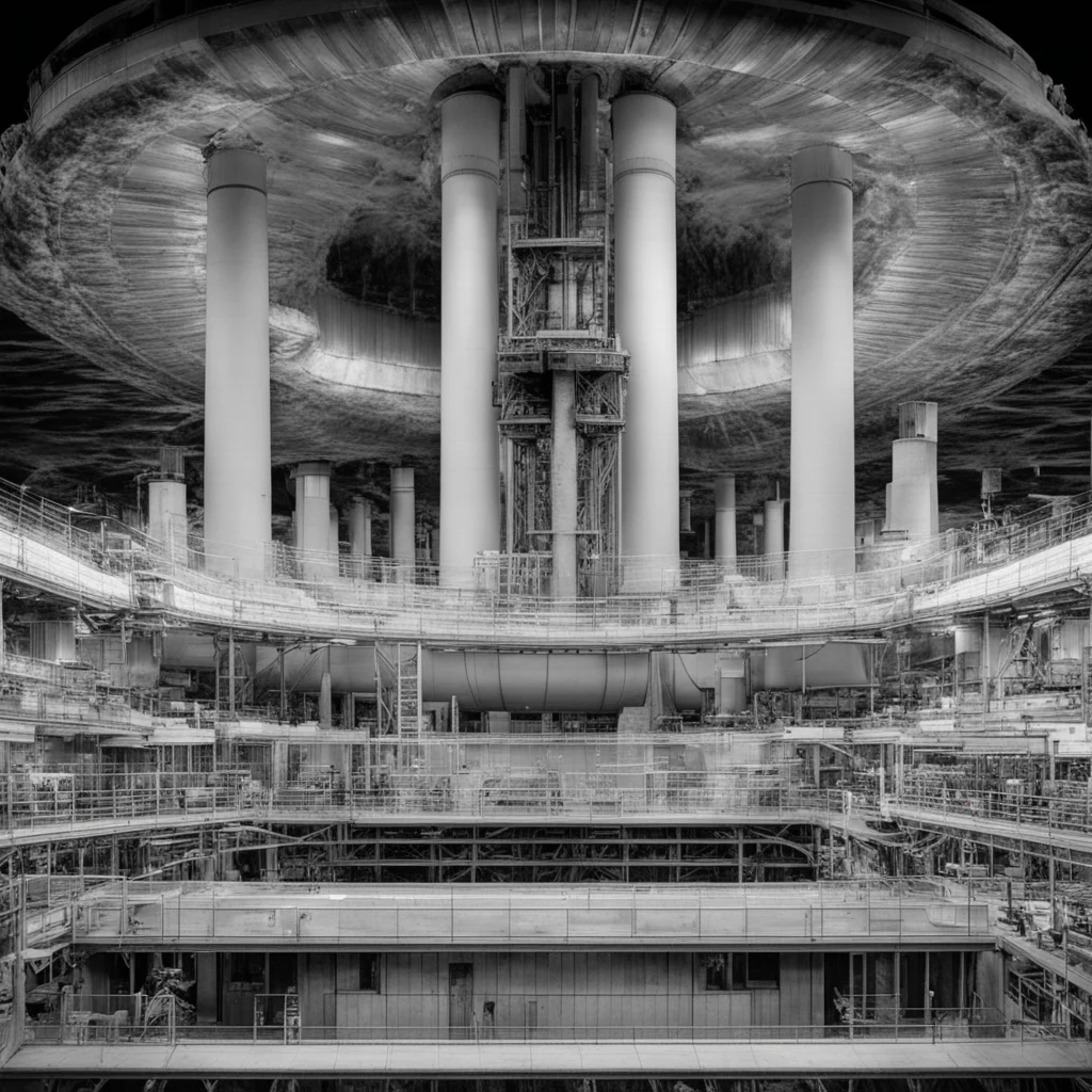 the core of a nuclear power plant science powerful