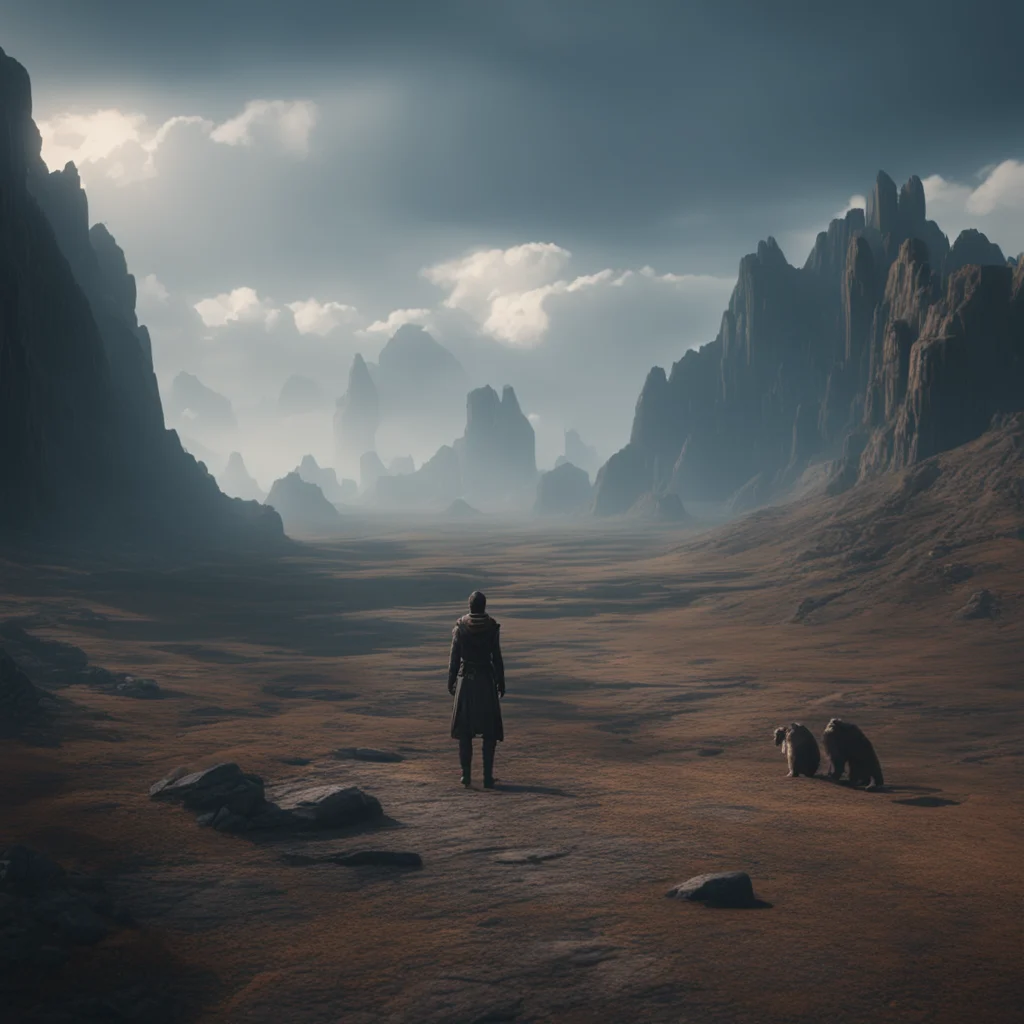 the loneliness of the long distance truth seeker cinematic panoramic post production processing unreal engine render ar 