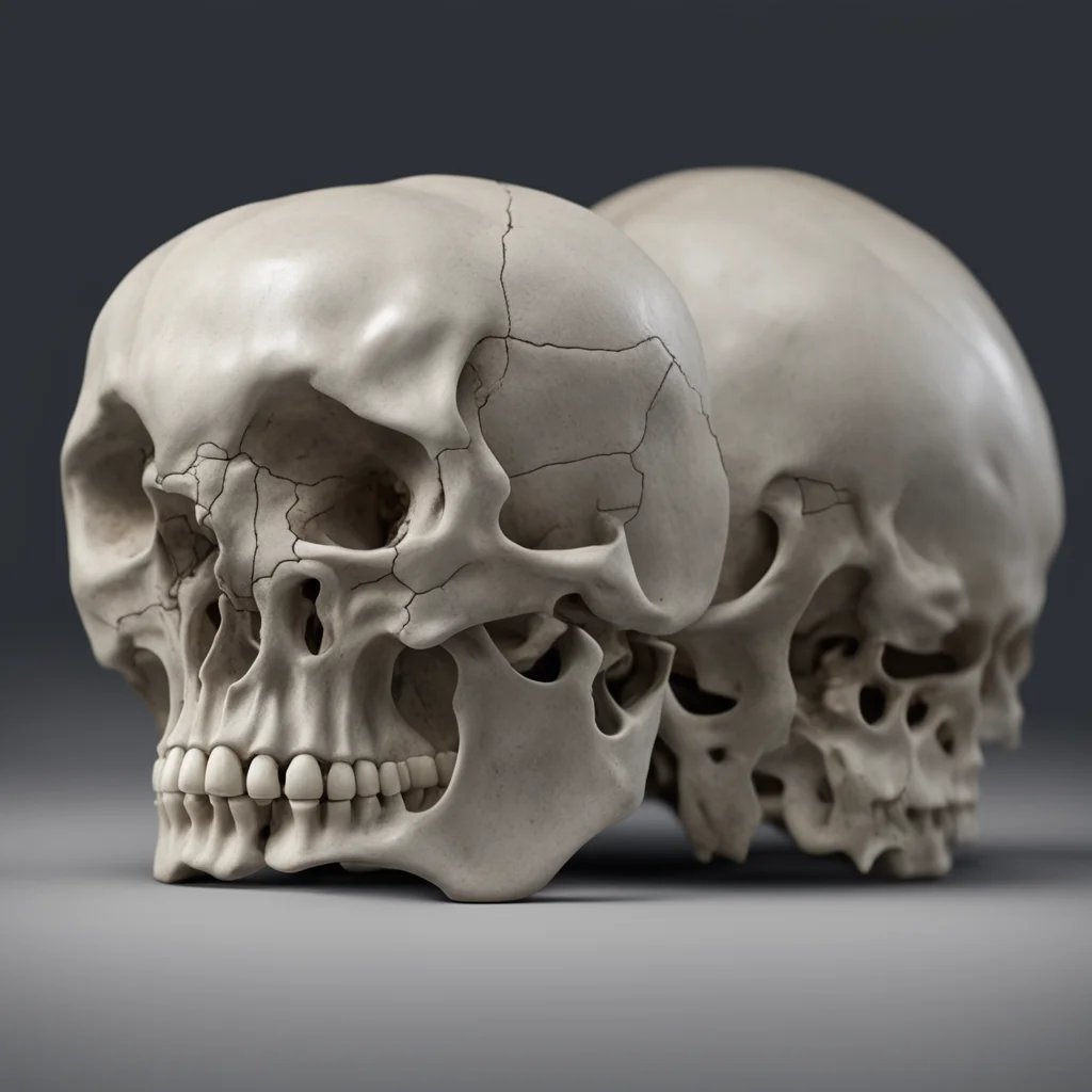 the perfect human skull anatomically correct in every way 8k