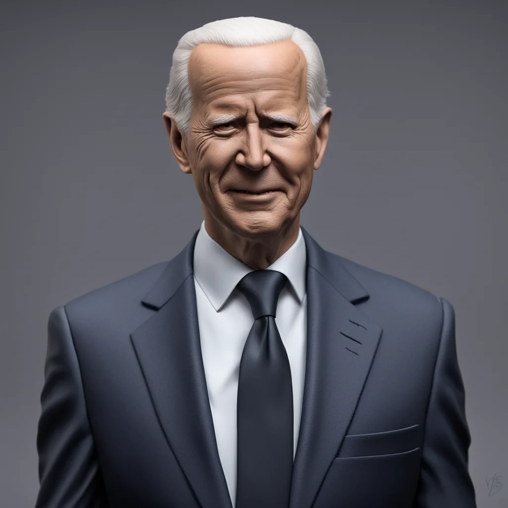 the sentient black goo over whelms joe biden1 3d clay model15 his soul is captured by the dark overlords chaos will ensu