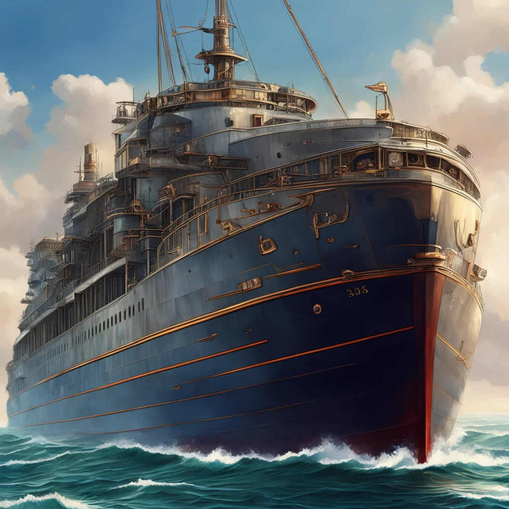 titanic cruise ship concept art detail stempunk dieselpunk wallpaper
