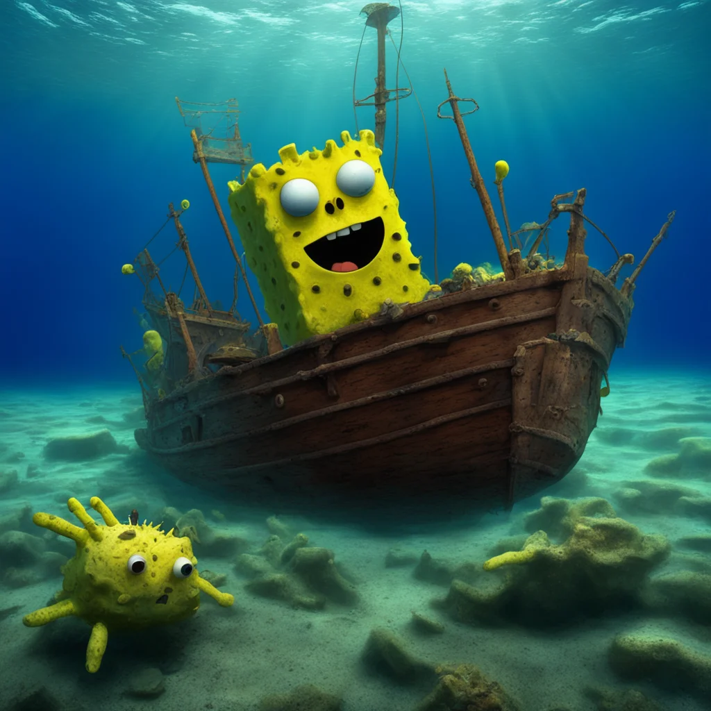 titanic shipwreck spongebob
