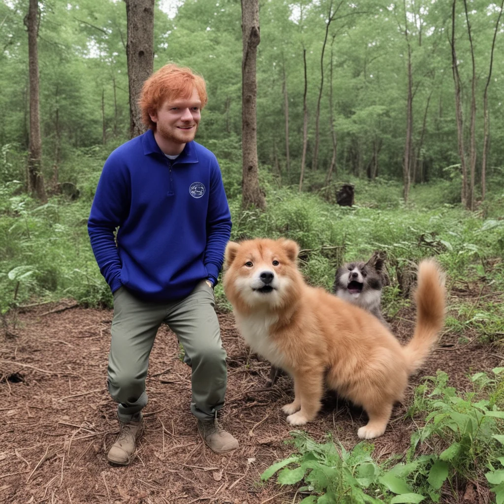 trail cam footage of ed sheeran and yoshi