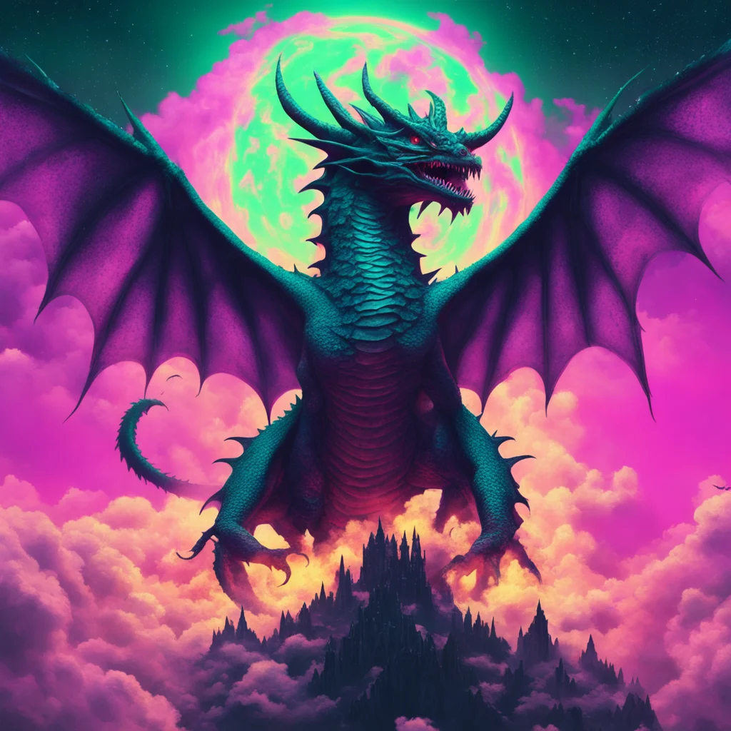 travis scott fractal horror dragon chaos wizard flying through sky terrorcult  occult imagery horror 4k  vhs never befor