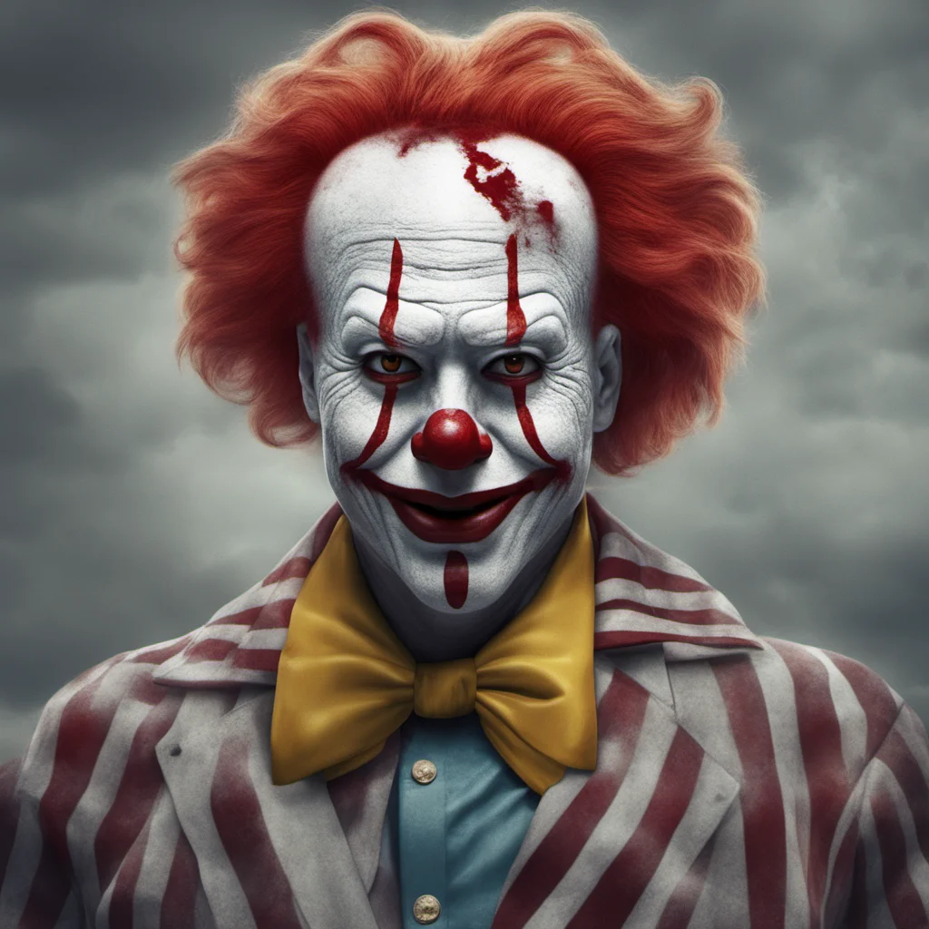 twisted dark side ronald mcdonald going schizophrenic in a strait jacket twisted occult psychopath ronald mcdonald nightmare insanity 8k octane