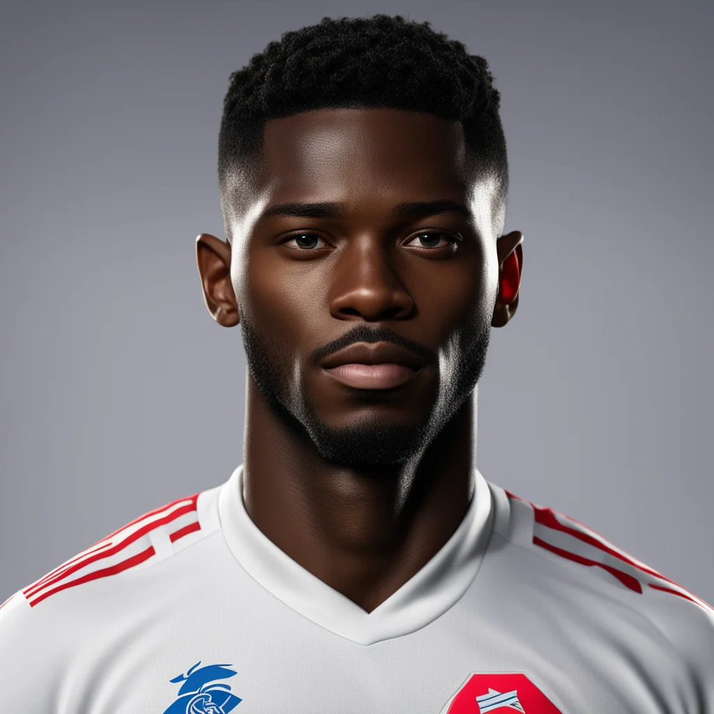 ultra realistic portrait of Vinicius Junior from Real Madrid highly detailed perfect face 50mm cinematic soft lights unr