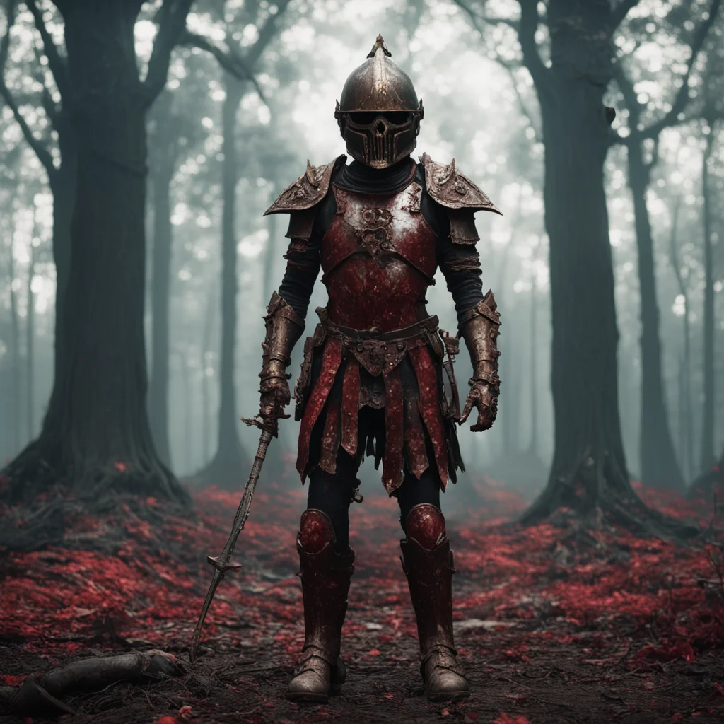ultra wide shot a partially decomposed warrior bones showing ornate helmet and boots cinematic lighting unreal engine 5 