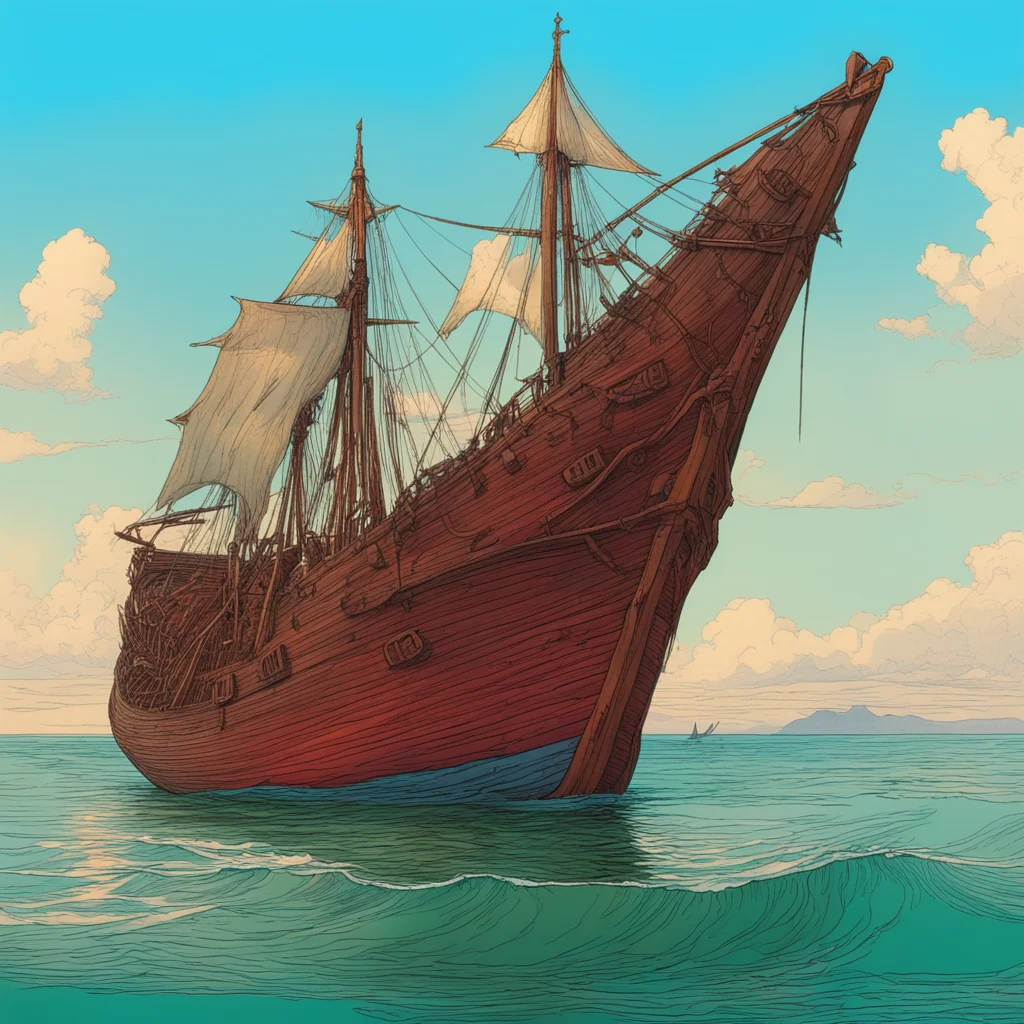 vikingship Viking ship by moebius—ar 169