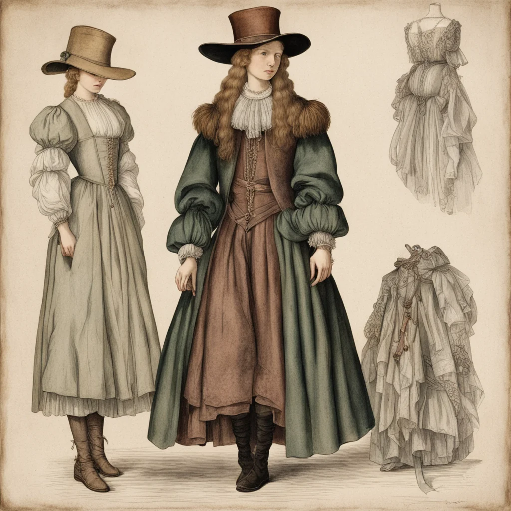 vintage fashion style outfit by Albrecht Durer
