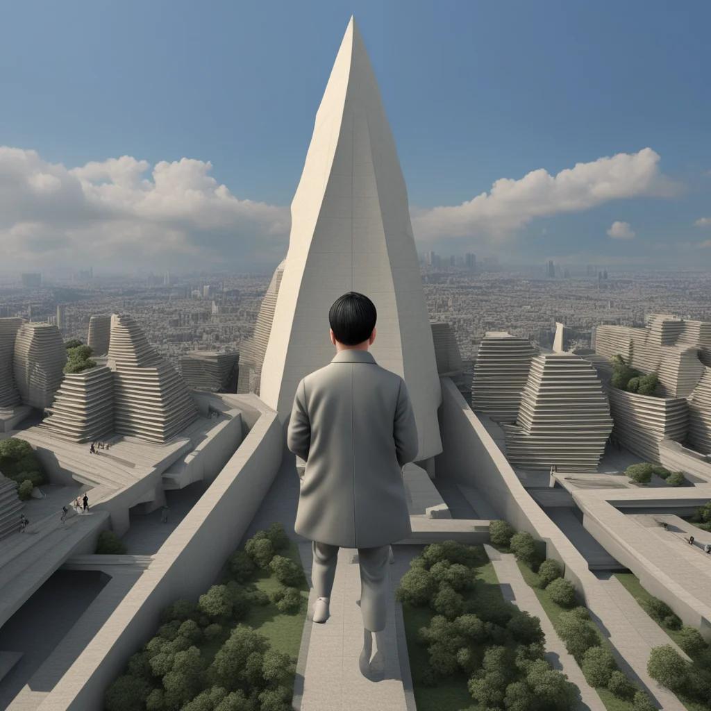 warped North Korean Ryugyong Hotel6 Kim Jong Un6 wearing a track suit4 nuclear weapon launch4 Escher architectural model