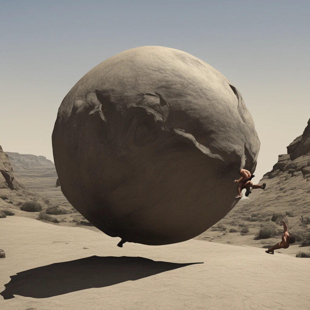 you gotta keep it pushin Sisyphus