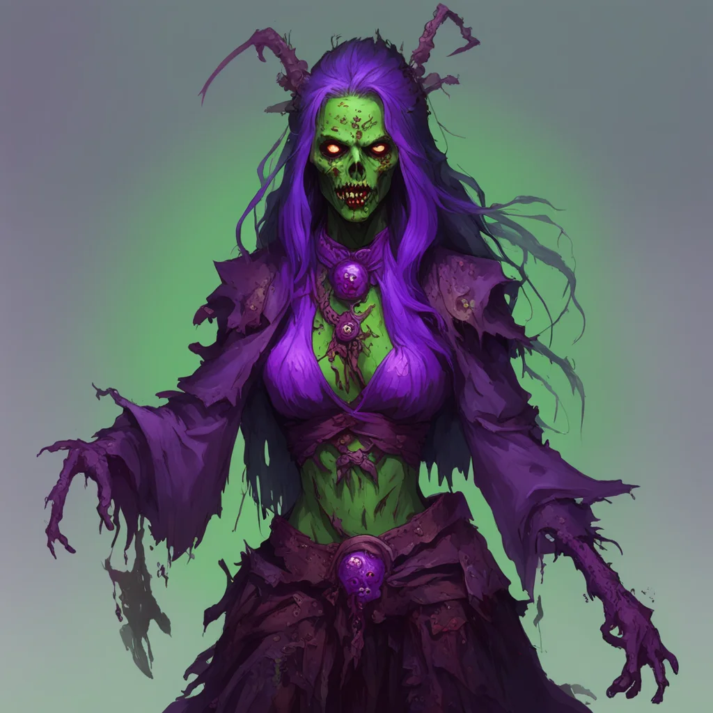 zombie warlock woman dnd