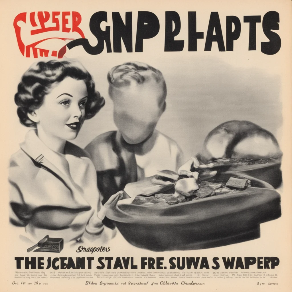 ai1940s choclate ad called snappers