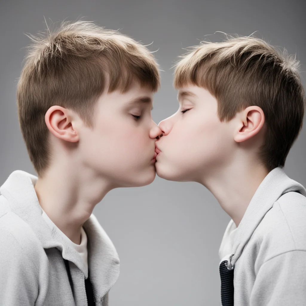 2 boys kissing  confident engaging wow artstation art 3