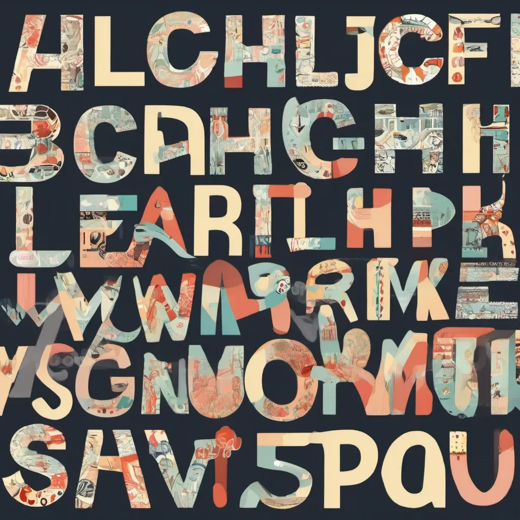 26 alphabet letter in font idea confident engaging wow artstation art 3