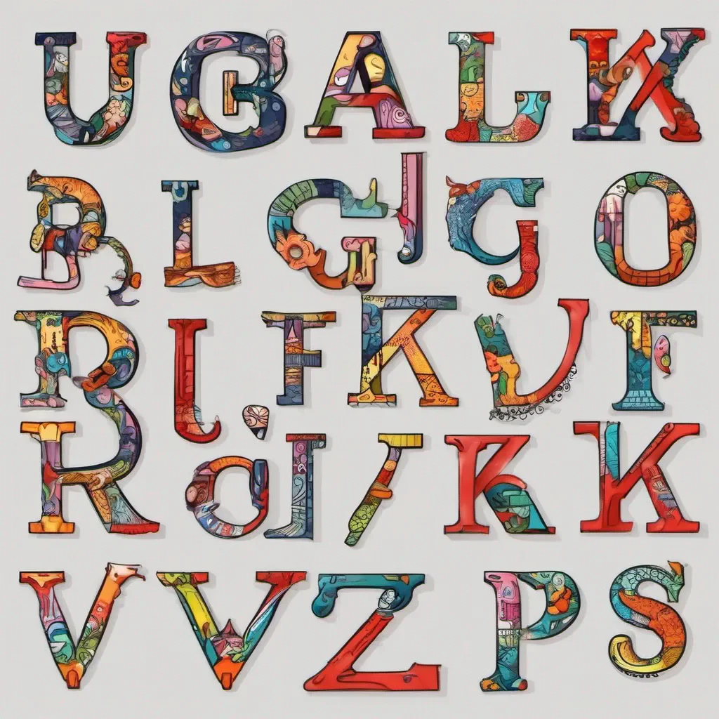ai26 alphabet letter in font idea