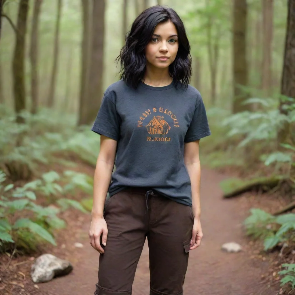 ai6%222%2C ebony black shoulder length hair%2C grey eyes%2C brown skin%2C camp half blood t shirt%2C black trousers%2C brown hiking boots 