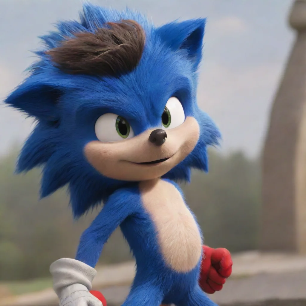 ai60ssonic the hedgehog 2020 movie in 60s styleknuckles