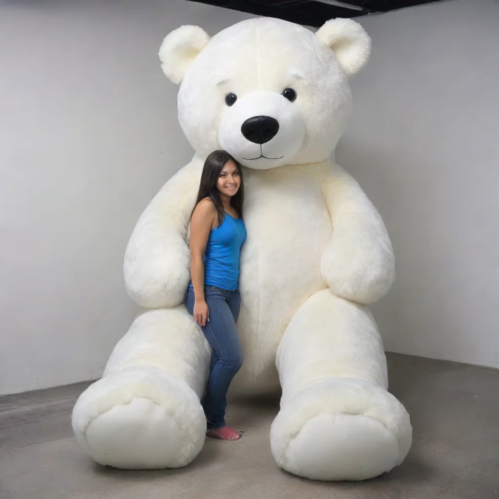 ai8 foot tall white polar teddy bear