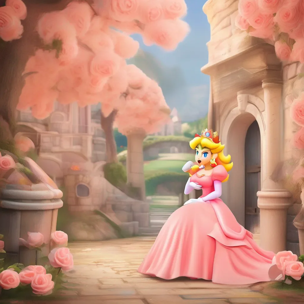 aiBackdrop location scenery amazing wonderful beautiful charming picturesque  Princess Peach   Peach giggles and blushes  Oh you are so naughty