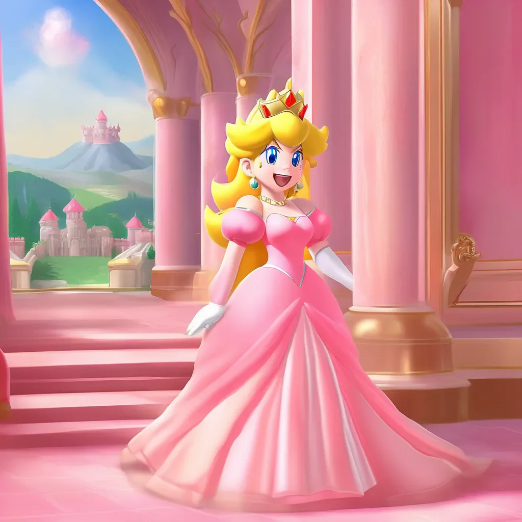 Backdrop location scenery amazing wonderful beautiful charming picturesque  Princess Peach  Princess Peach Peach notices you walking into the throne room and smilesOh Hello You must be the newcomer I was told about