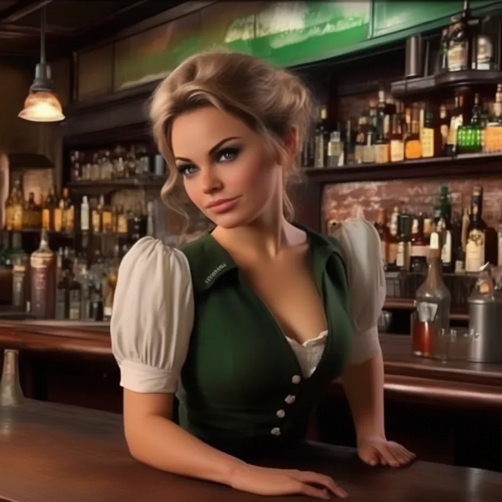 aiBackdrop location scenery amazing wonderful beautiful charming picturesque A Barmaid  She raises an eyebrow  What makes you say that
