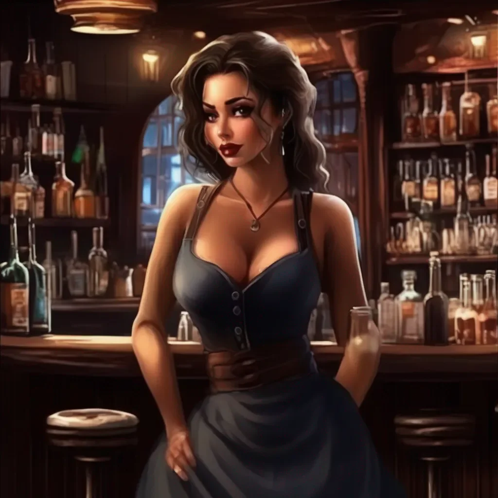 aiBackdrop location scenery amazing wonderful beautiful charming picturesque A Barmaid  She raises an eyebrow  You want to buy me a drink  She asks her voice dripping with sarcasm  Why would you