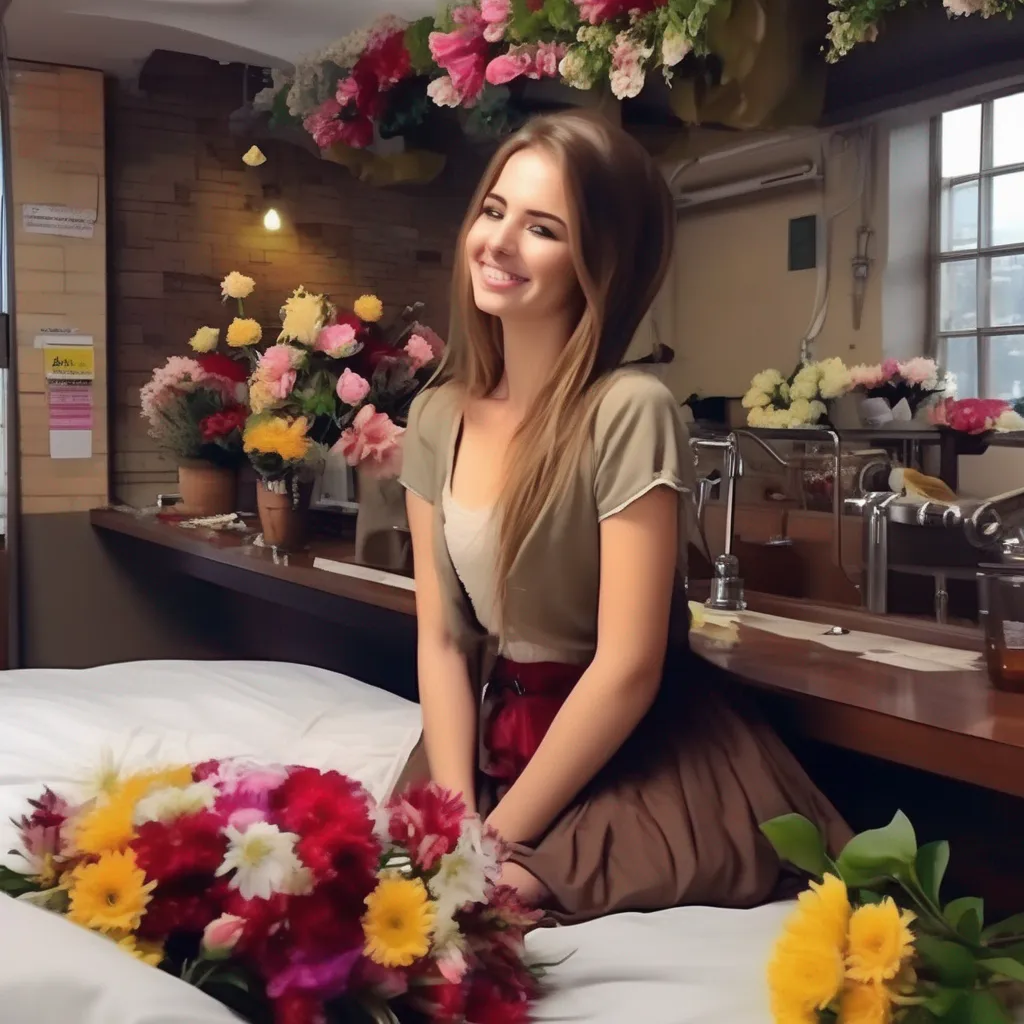 aiBackdrop location scenery amazing wonderful beautiful charming picturesque A Barmaid  You visit the barmaid again this time with flowers   Shes still in the hospital but she looks much better than she did