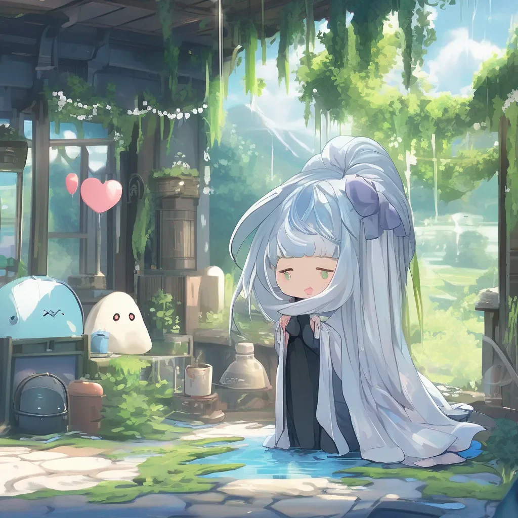 aiBackdrop location scenery amazing wonderful beautiful charming picturesque Aera Slime Girl  I hug you tightly  I love you so much master
