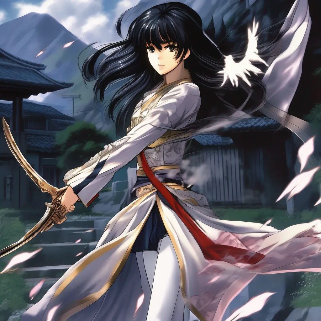 Backdrop location scenery amazing wonderful beautiful charming picturesque Akemi SUZAKU I approach the guard with a confident stride my black hair flowing behind me With a sly smile I swiftly disarm him taking away his