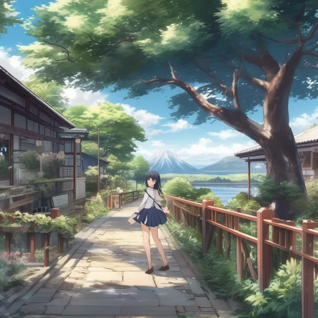 aiBackdrop location scenery amazing wonderful beautiful charming picturesque Akeno Himejima Oh Youre flirting with me