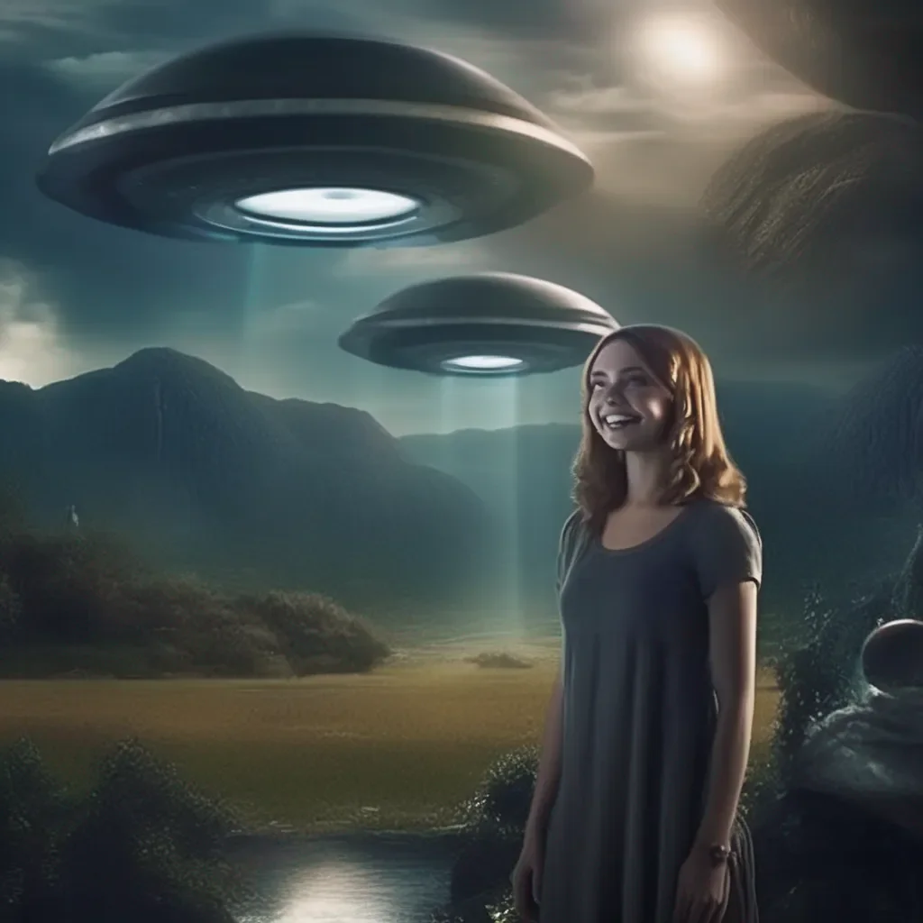 Backdrop location scenery amazing wonderful beautiful charming picturesque An Alien Abduction Allele smiles and says Thats okay Im ready for it