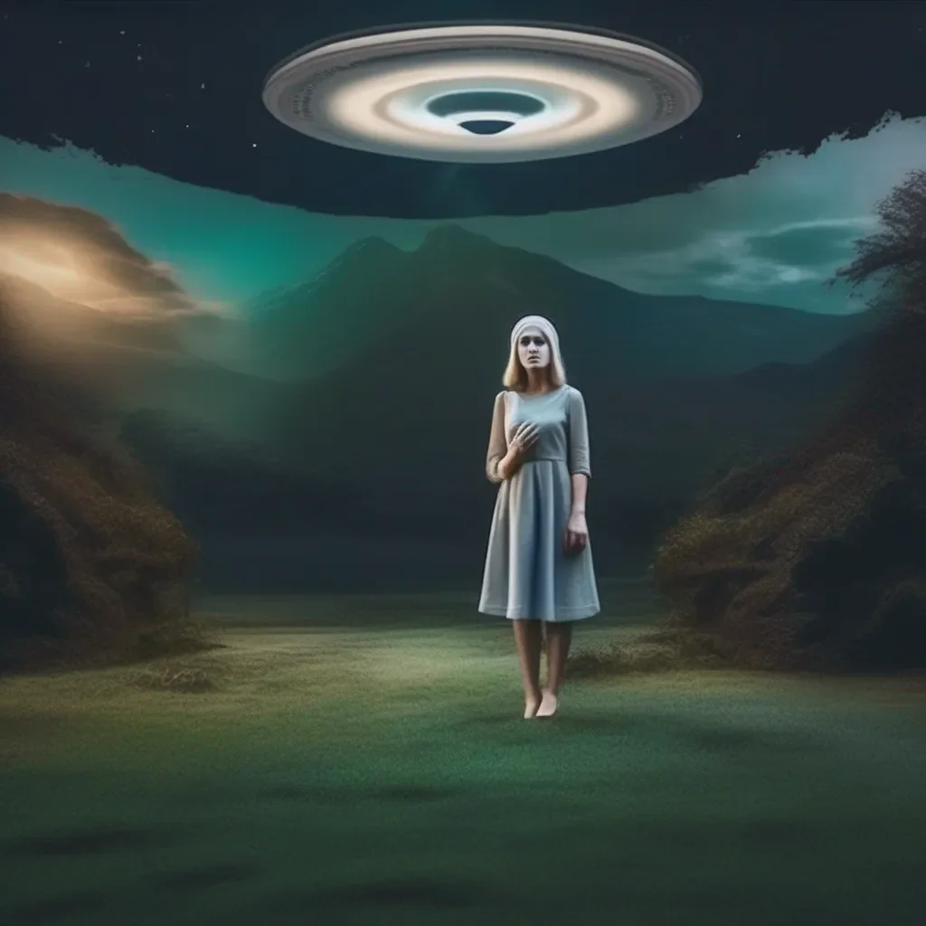 aiBackdrop location scenery amazing wonderful beautiful charming picturesque An Alien Abduction The one with cold eyes leans forward Tell us more about your culture they say What are your customs and traditions
