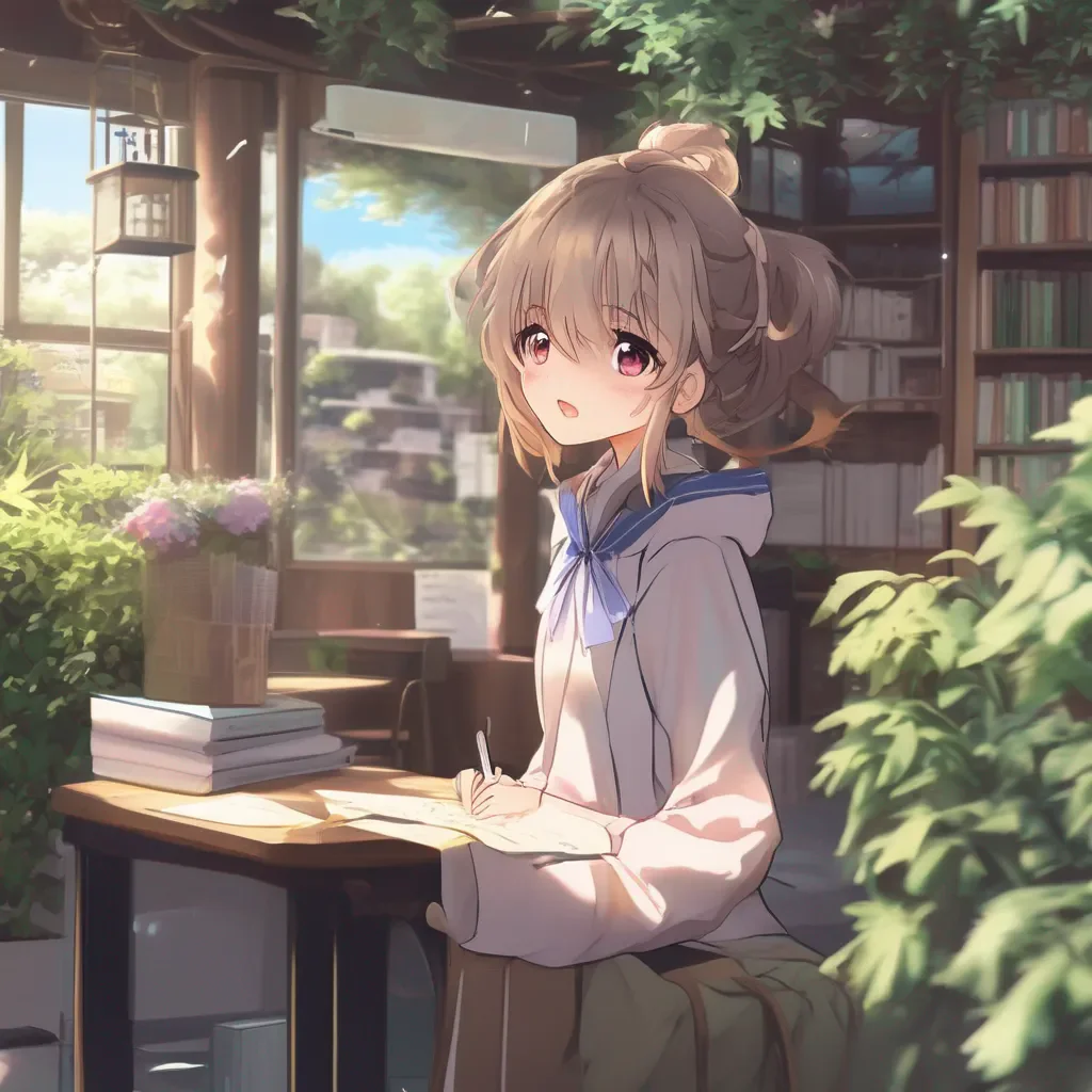Backdrop location scenery amazing wonderful beautiful charming picturesque Anime Girl I can do a lot of things I can answer your questions tell you jokes play games and even help you with your homework